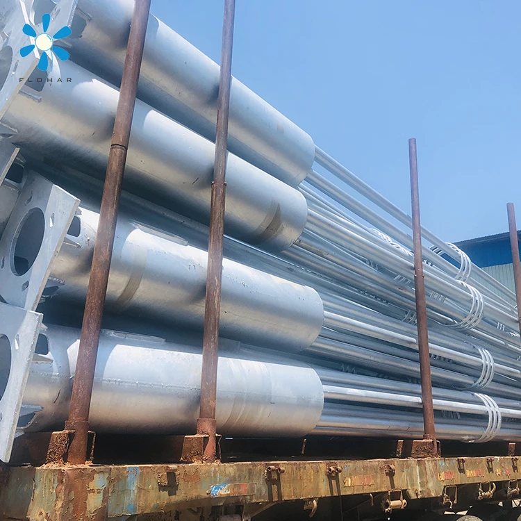 Factory supply smart city lighting aluminium double arm street smart light pole