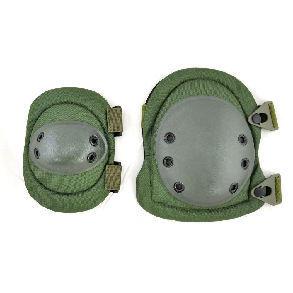 Outdoor Sports protective Tactical Knee and Elbow Pads Guard  with Adjustable Straps