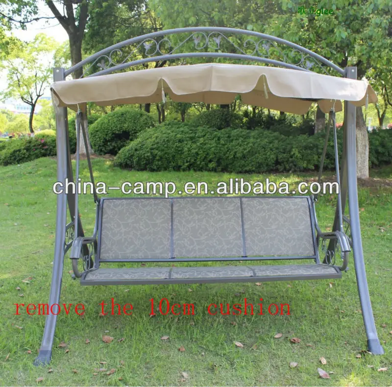 3 SEATS GARDEN DELUXE SWING CHAIR