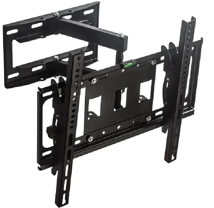 Наклонный кронштейн, подходит для ЖК-экранов HD 26-55 дюймов, шарнирное поворотное настенное крепление для телевизора с полным движением