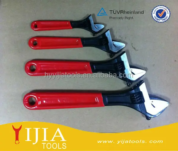 heavy duty Black Oxide Coating Adjustable Spanner and Chrome vanadium steel