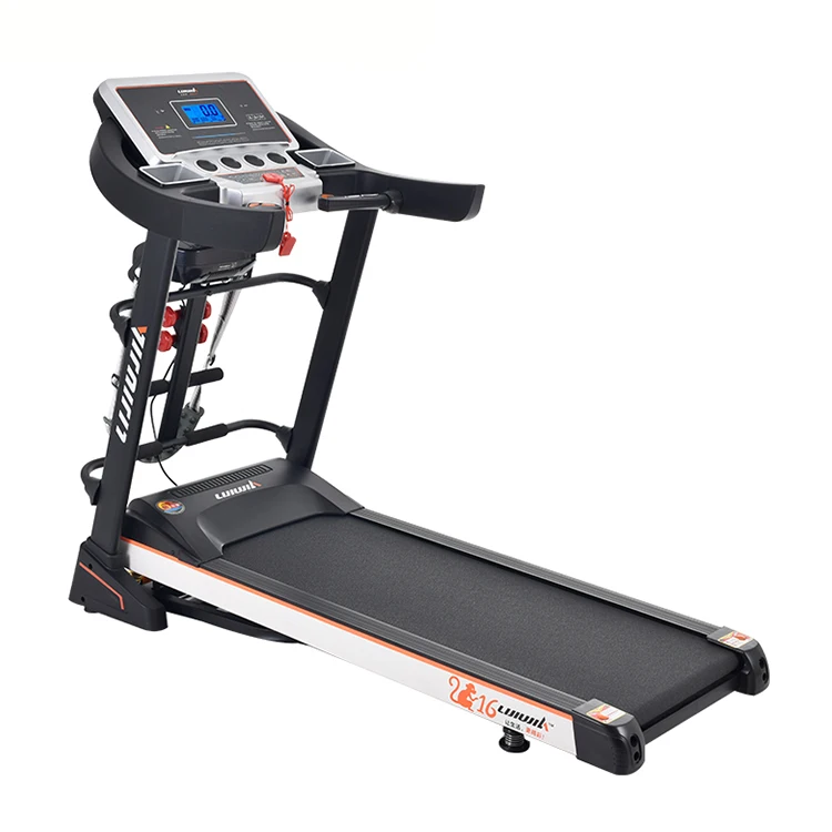 High quality foldable body shaper luxury electric fitness equipment DC AC motor treadmill with oil auto system