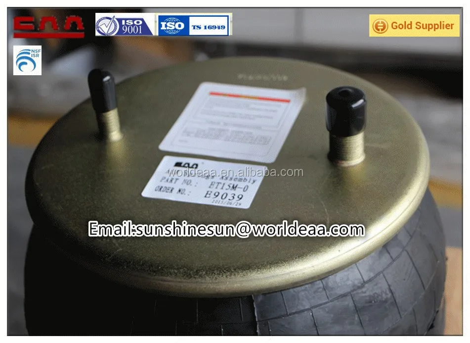 goodyear firestone rubber air spring ET15M-O for NEWAY90044199 HADPMABG9039 TRUCKS