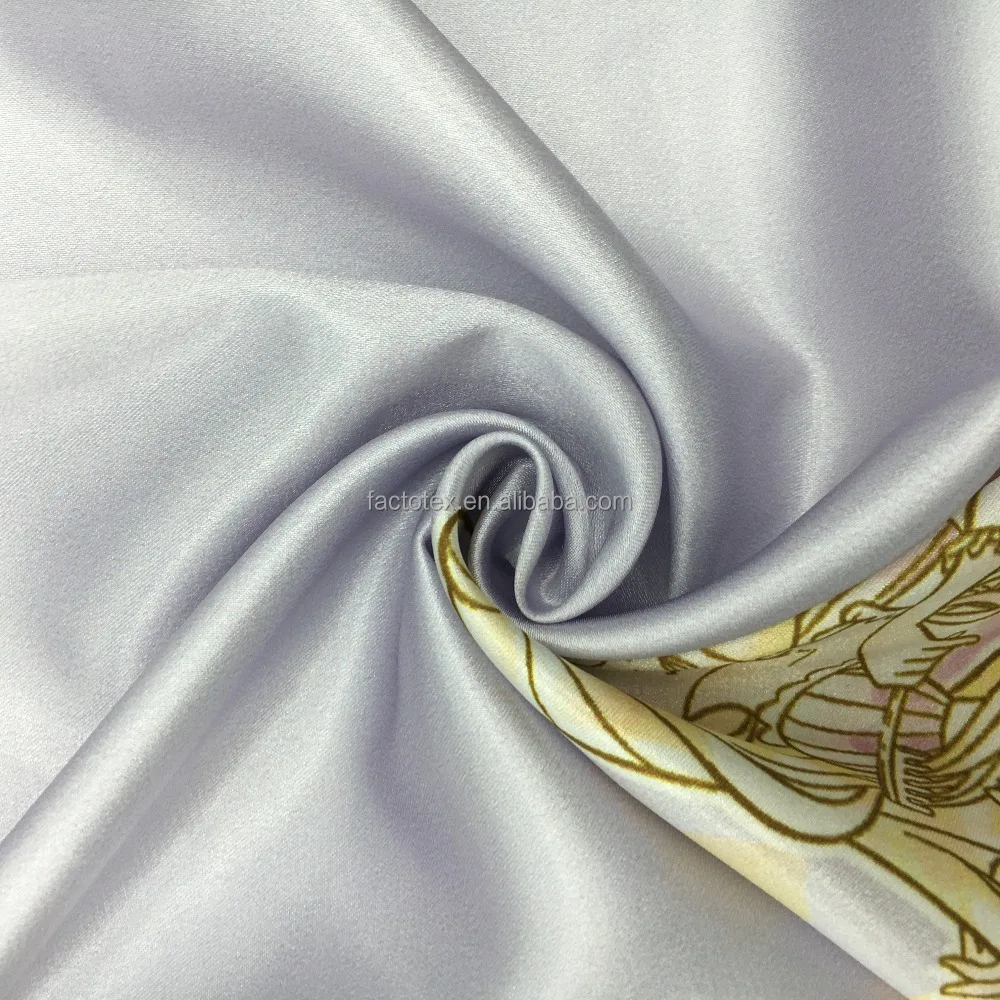 2022 Wholesale Price India Digital Printing Polyester Satin Fabric