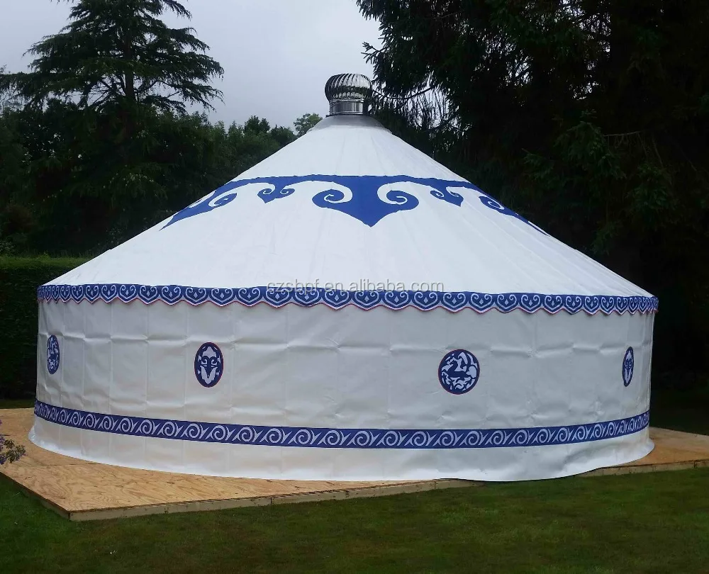 8M Diameter Mongolian Yurt Tent Bell Tent For Sale