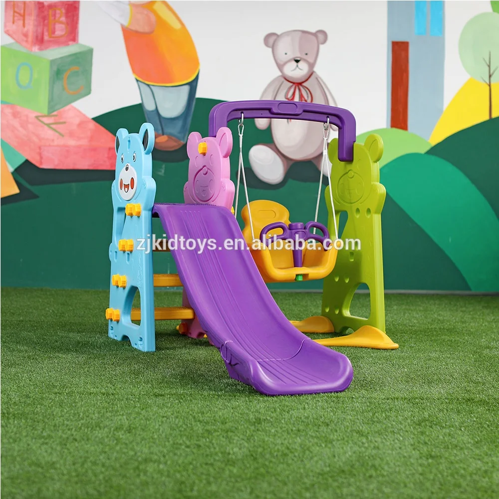 Indoor plastic children slide for sale