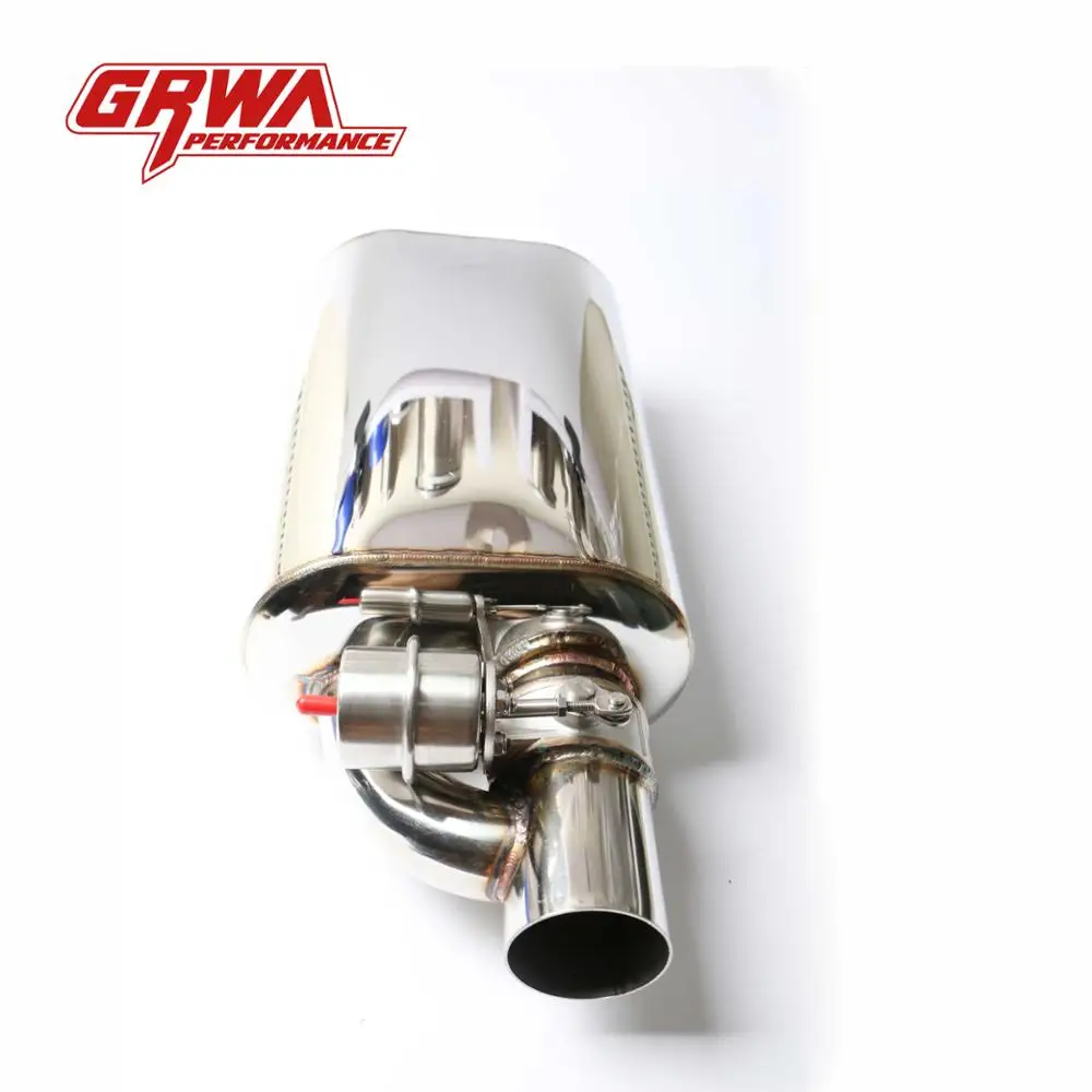 Выхлопной глушитель valvetronic из нержавеющей стали для автомобиля