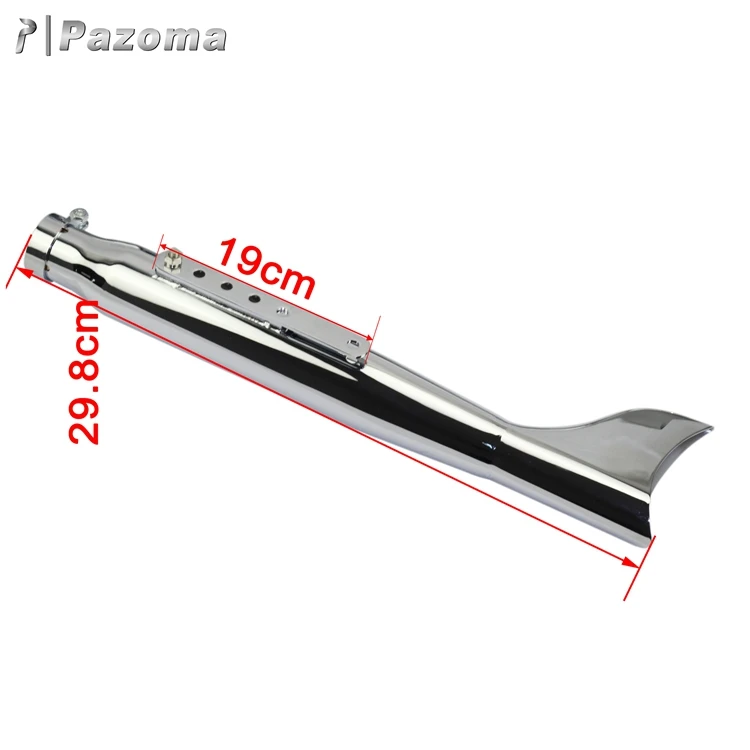 Dirt Bike 760mm Mute Silence Quiet Exhaust Muffler For Harley Motorcycle Parts pipe