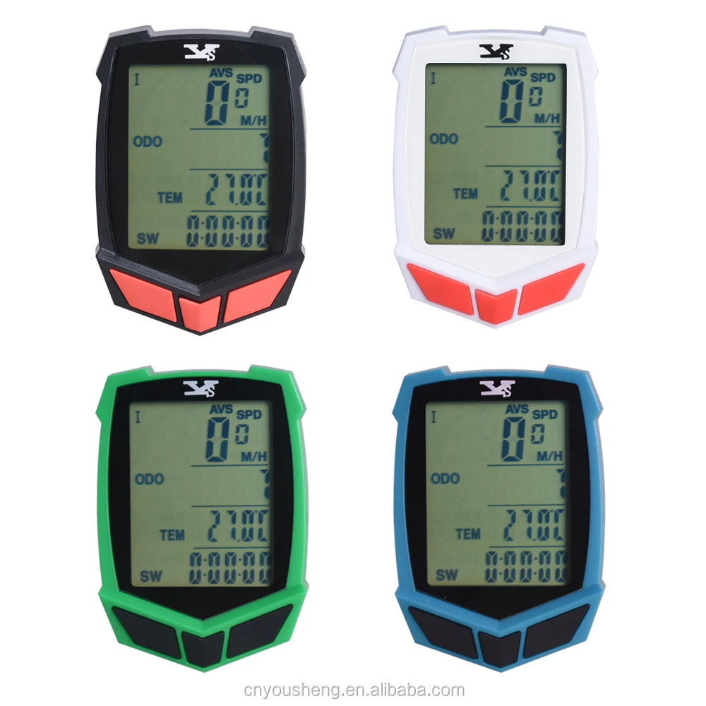 YS-661 OEM wired bike computer bicycle computer exercise waterproof bike bicycle computer odometer best seller