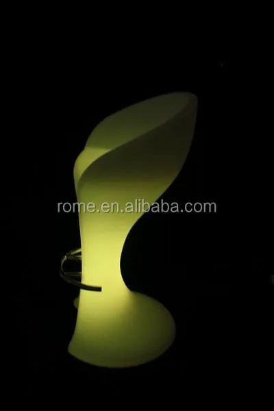 Decorative waterproof led bar stools/KTV party stools/Light Up led Bar Stool