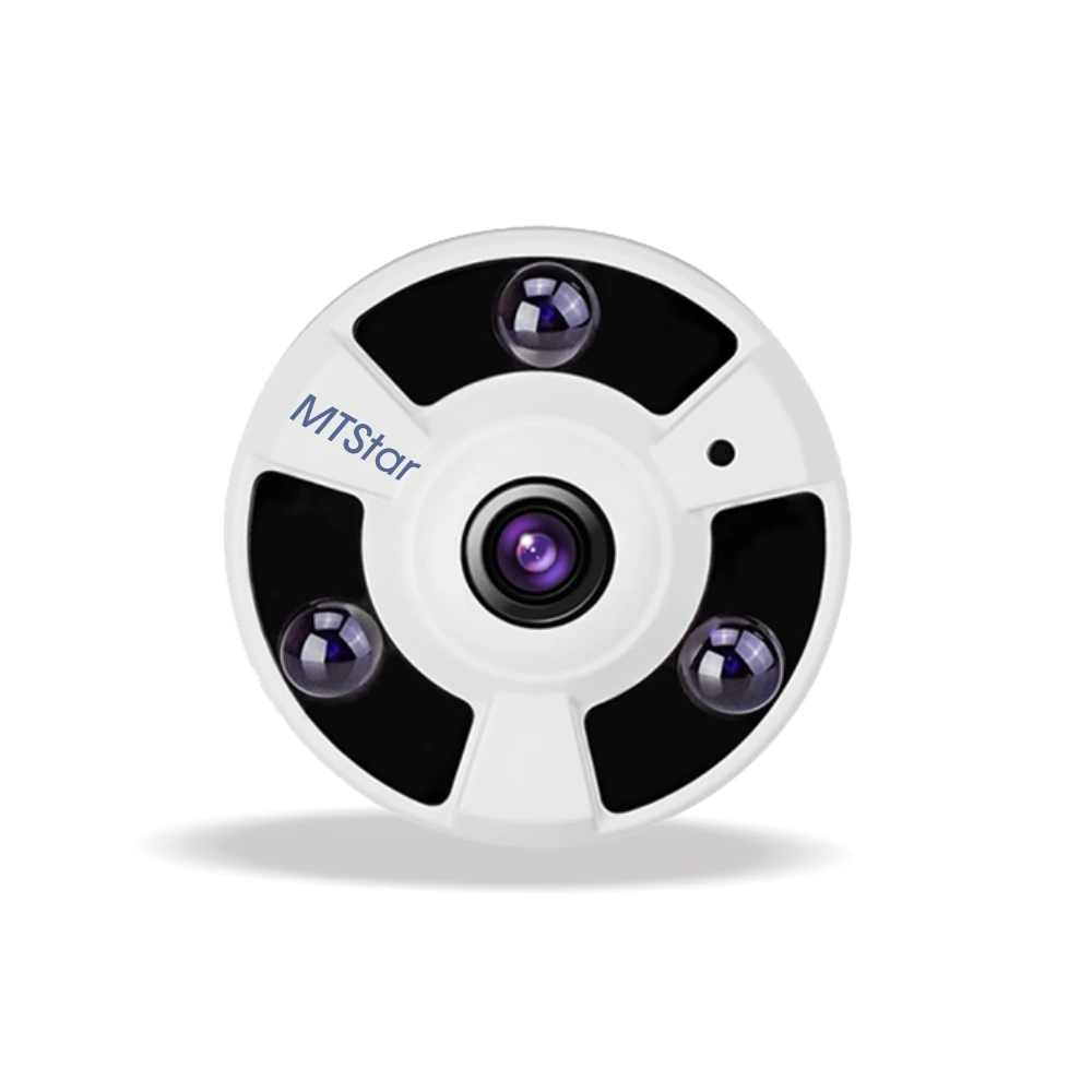 1080P 2 Megapixel Indoor / Outdoor Surveillance Security Camera Video Monitoring Night Vision IP Camera 360 Degree Fisheye Lens