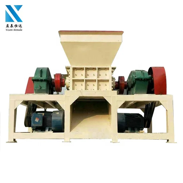China professional manufacture double shaft scarp shredder machine