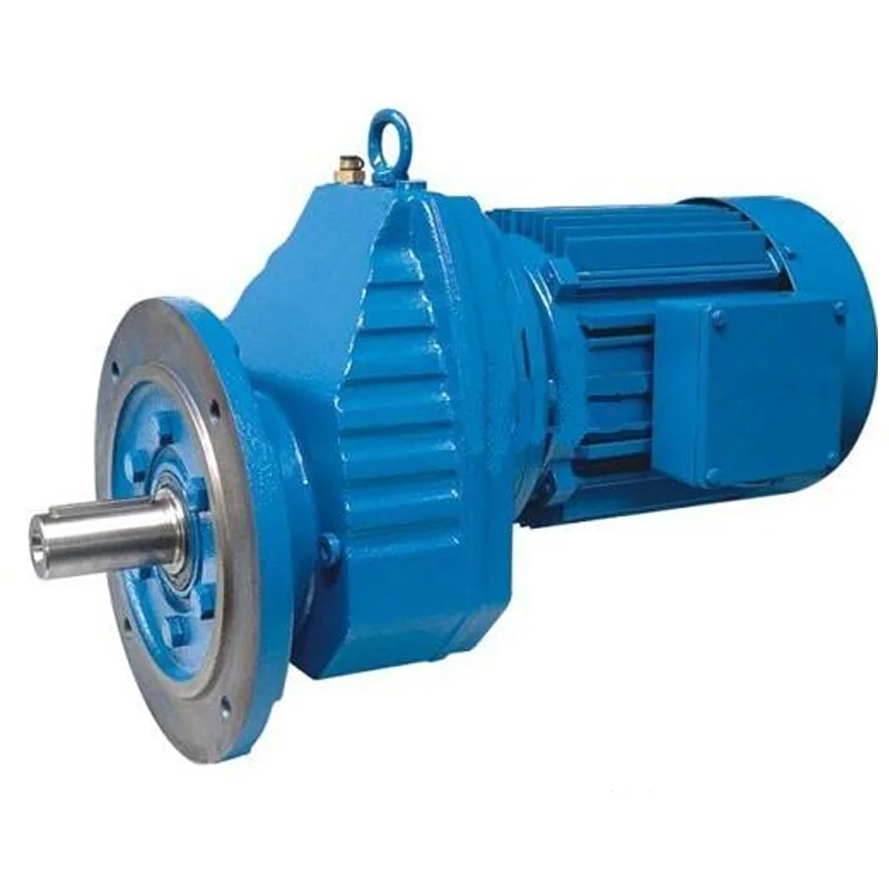 Small 5hp helical geared motor RF67 helical gear motor for lift