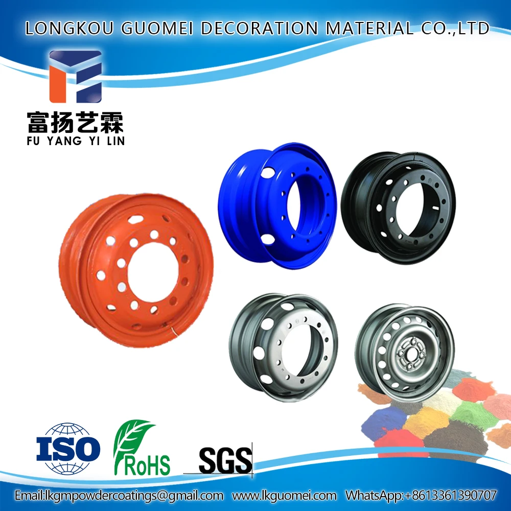 Bright Color Exterior Powder Auto Spray Paint Alloy Car Wheel