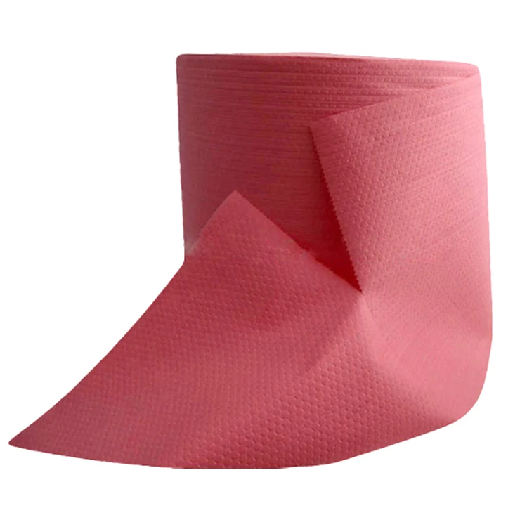 Hexagonal cellulose nonwoven dry spunalce wipes for food service