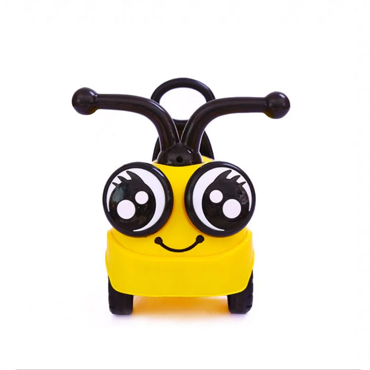 Honey Bee Style Sliding Toy For Children Ride On Car Playing And Cheap Plastic Baby Swing Car