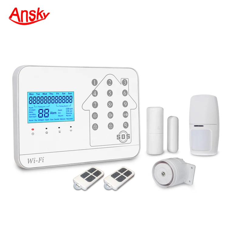 IP Camera integrated digital wireless home automation burglar security gsm alarm system