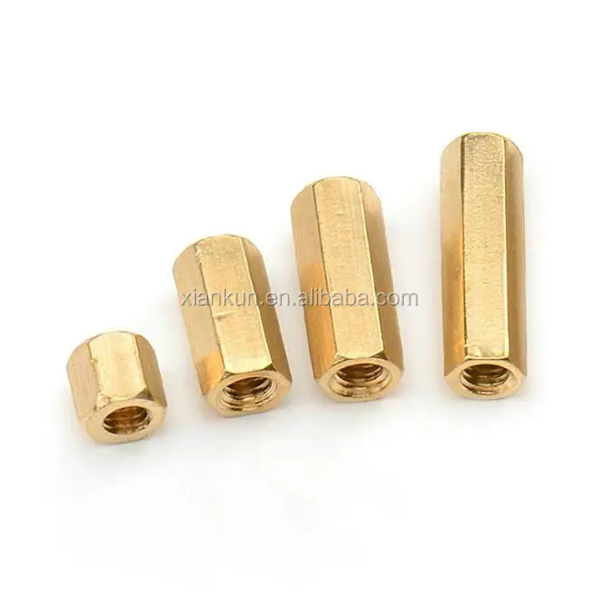 M2.5 M3 M4 Double Pass Copper Pillar For motherboard surveillance cameras/Thread Hollow hexagon pillars