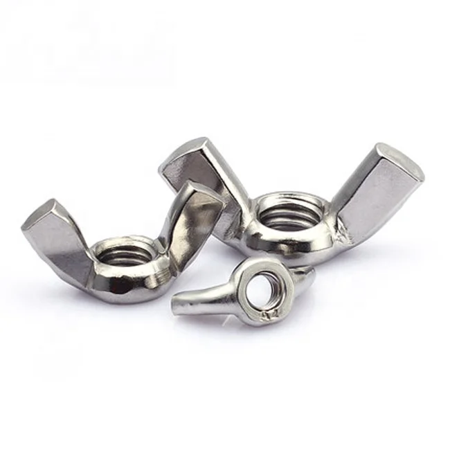 EXW M2 Stainless Steel Butterfly Wing Nuts