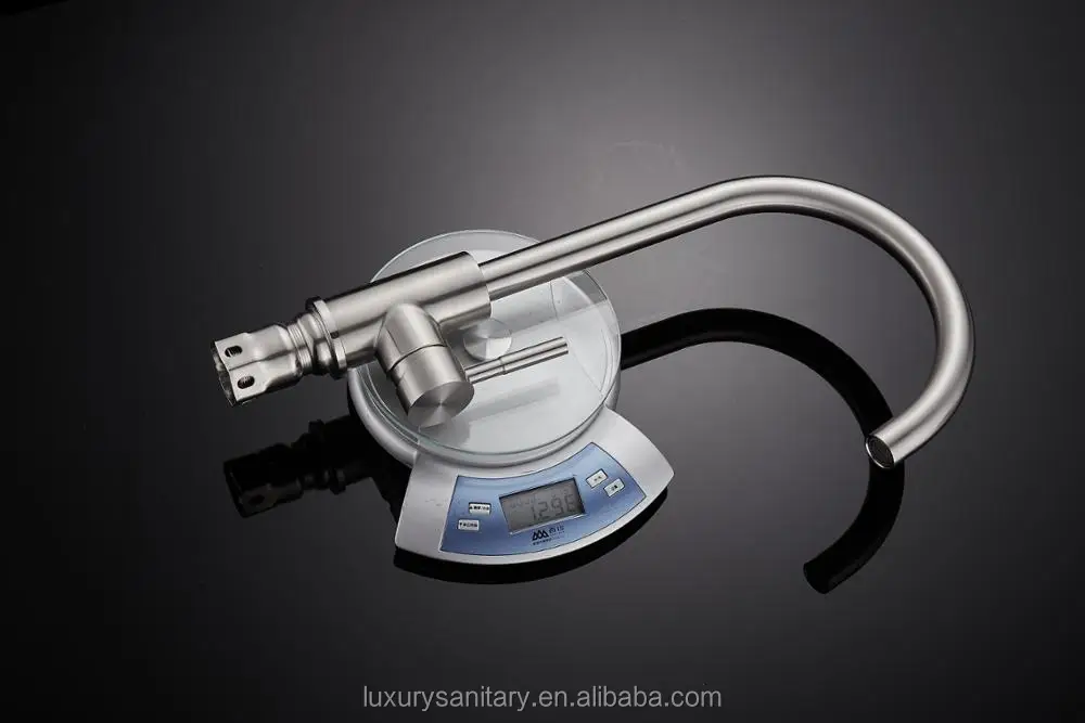 stainless steel 304 material brush nickle kitchen faucet