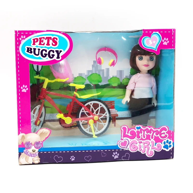 Fashion Dress Up Doll For Girls High Quality Kids Model Doll Toy With Jewelry Play Clothes