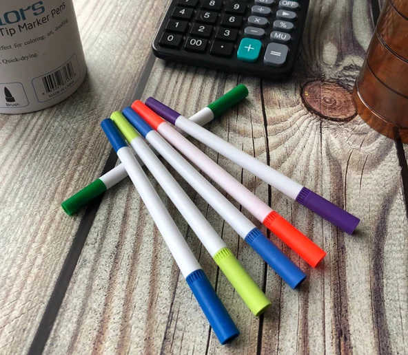 
Hot sales 0.4mm fineliner with dual tips brush marker 