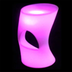 Перезаряжаемый стул со светодиодной подсветкой, барный стул и сиденье, 16 цветов