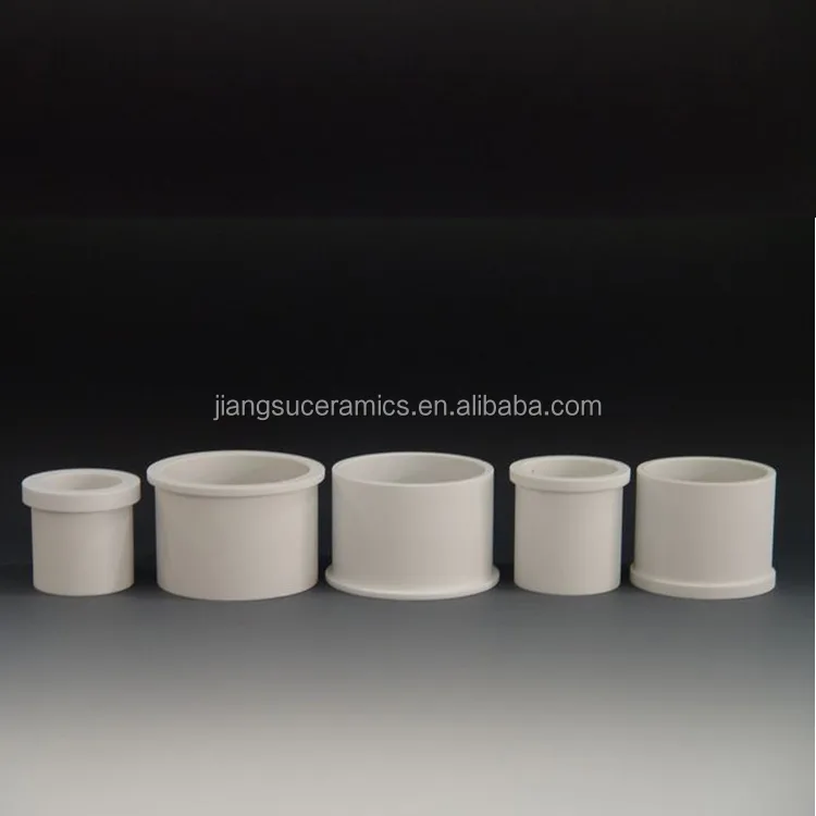 Corrosion resistant protective tapered bushings in alumina ceramic material
