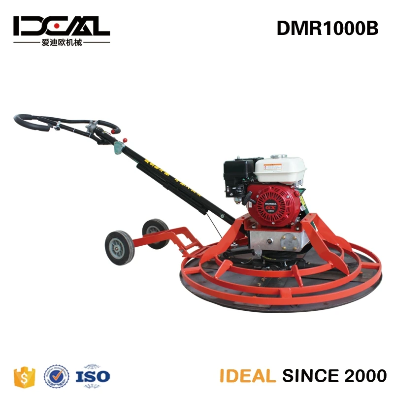 
DMR1000B 3.5mm electric concrete power trowel machine vibrating concrete trowel with Honda GX160 engine power trowel on sale 
