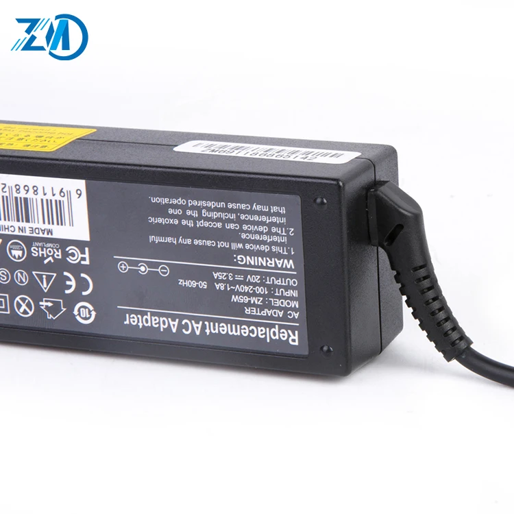 65 Вт 20 В 3.25A USB ноутбука питания cargador Для Ноутбук lenovo yoga dc разъем питания зарядное