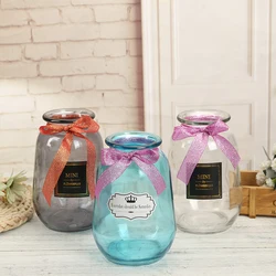 Buy Christmas Decoration Supplies Fancy Design Flower Glass Vase For Home Decoration
