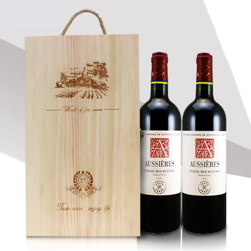 Отличная Деревянная Подарочная коробка для винных бутылок, Высококачественная деревянная Подарочная коробка для вина