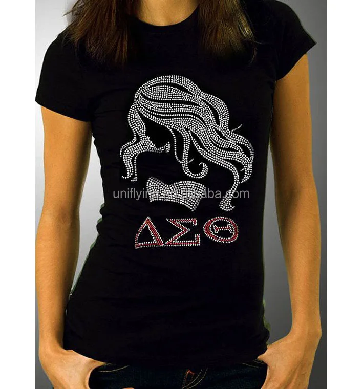 rhinestone heat transfer bling  Iron On Rhinestone for Women T-shirts
