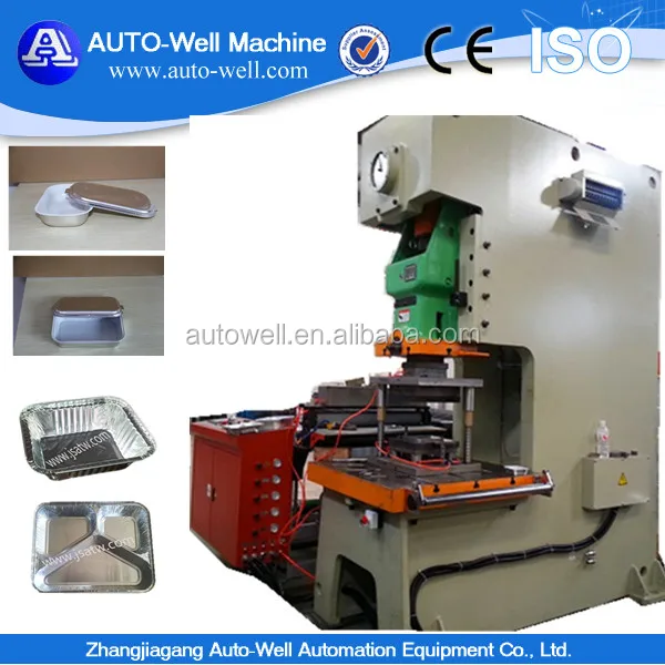 Disposable Tableware Aluminum Foil Food Container Production Line