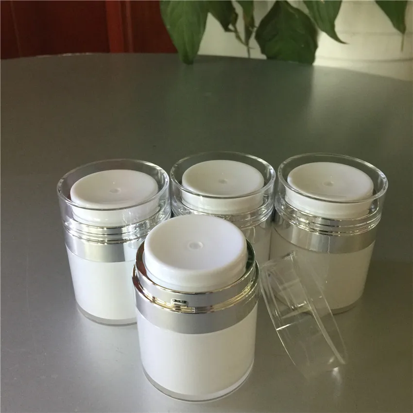 solide parfum conteneurs airless pump bottle moisturizer jar