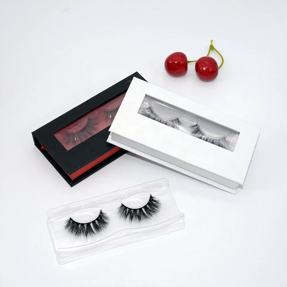 
Homay 2021 Private Label 5D fluffy mink false Invisible Band Eyelashes 3D luxury Mink Lashes 