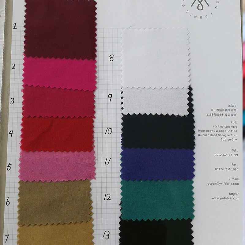 High quality N/R/SP 260GSM 10S Ladies Tight Trousers Trouser Material rayon nylon  spandex bengaline lam Lam Fabric