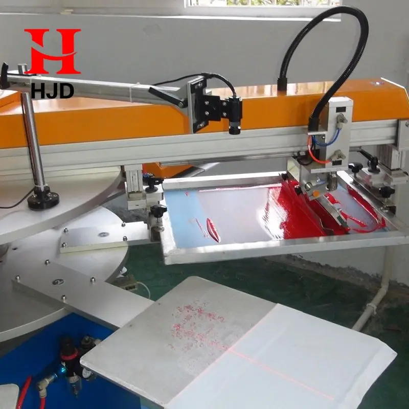 Auto 2 two colors Silk screen printing  machine price