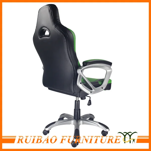Модная Вращающийся с Высокой Спинкой, Роскошные Кожаные Гонки Стул Прочный Исполнительного Аппарата Председателя