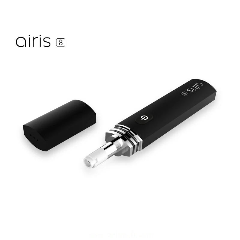 
DHL Shipping Authentic Airis 8 Vape Dip and Dab Quartz Coil Dried herbs evaporatorStarter Kit Wax Vape Pen 