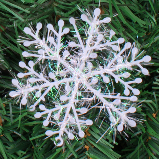 Christmas Tree Decoration Snow PVC White Snow 3piece/pack 18cm