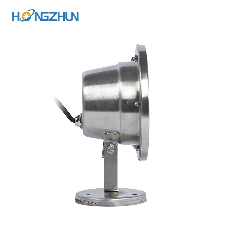 Outdoor Waterproof IP68 Stainless Steel RGB LED Pool Lights 3W 6W 9W 12W 15W 18W RGB Underwater Boat Light for Swimming Pools