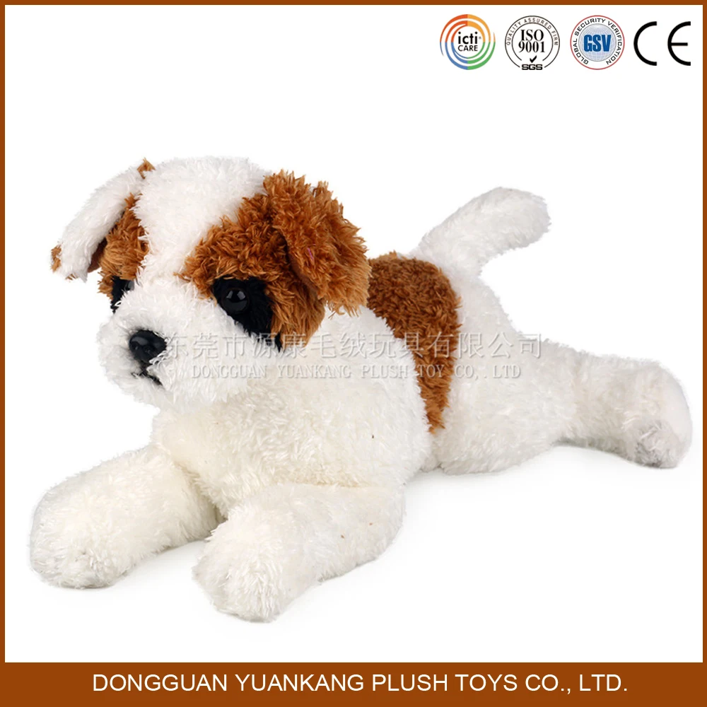 Embroidery Logo Eco-friendly Plush Cartoon Toy Plush Doll Dogs Puppy Toys For Sale