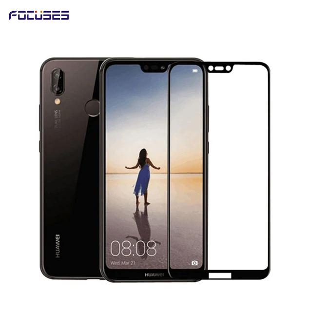 2018 новый завод модель 2.5D полное покрытие экрана закаленное стекло для Huawei P20 pro
