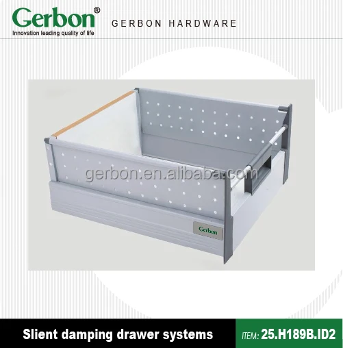 
189mm height silent Damping Drawer tandem box 