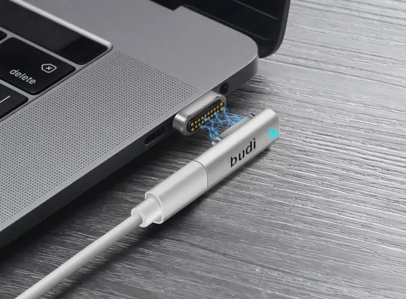 Magnetic USB C Adapter Type C Connector USB 3.1 PD Quick Charge Supports High Speed Data Transfer for MacBook