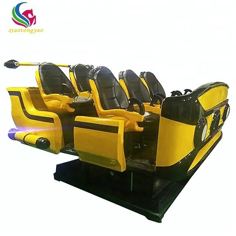 Amusement Equipment Space Walking Game Vr Video Electric Motion Platform 9D Virtual Reality Spaceship Vr With 6 Seats