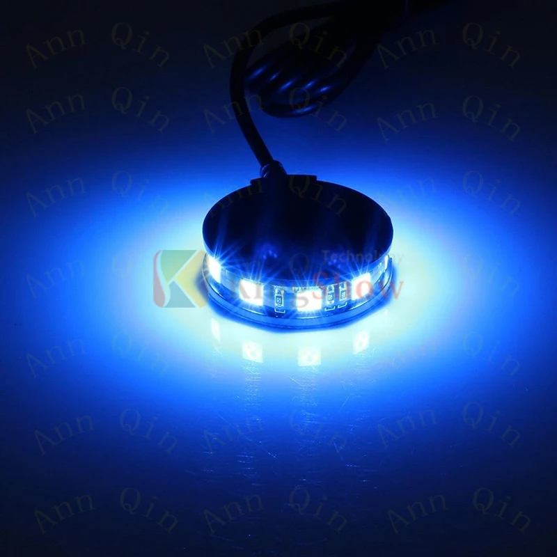
Kingshowstar 2Pods Universal RGB 360 Degree Colorful Wheel Light Axle Center Motorcycle LED 