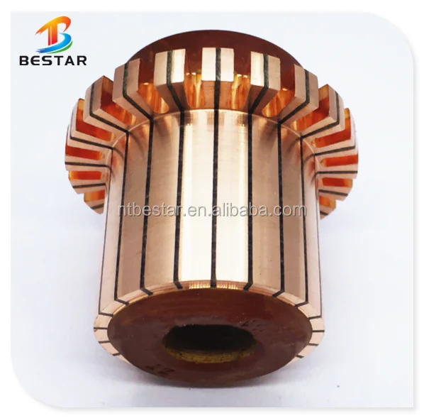 21bars starter motor commutator OD30.8*ID12.64*H43 with ISO900:2008 certification, free samples