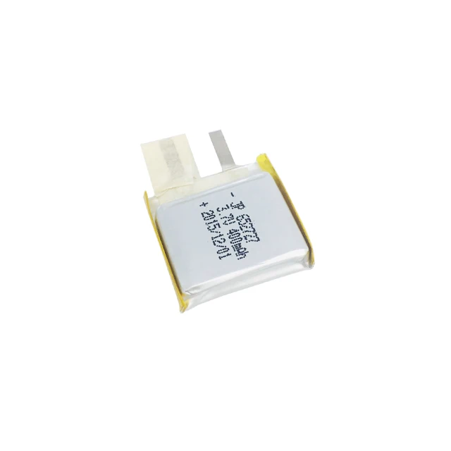 factory battery 653030 3.7v 400mAh rechargeable certificated li po battery for uav